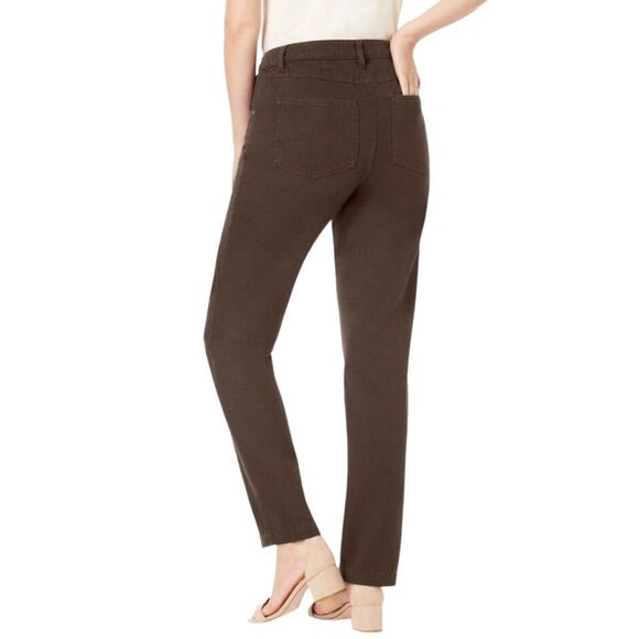 NWT Woman Within size 26W natural fit. Brown denim. - Picture 3 of 7